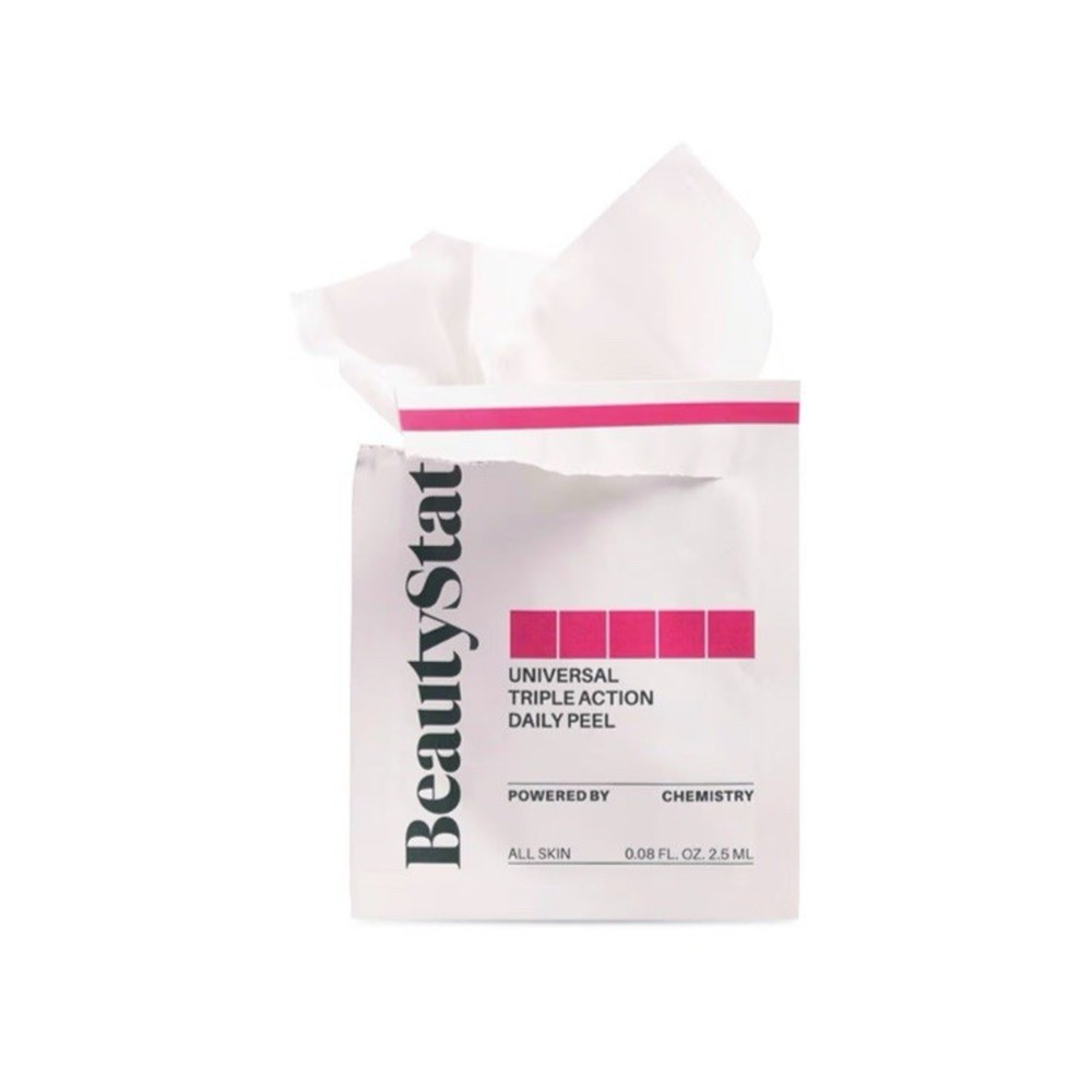 Beauty Stat Universal Triple Action Daily Peel 10 Treatments New in Box